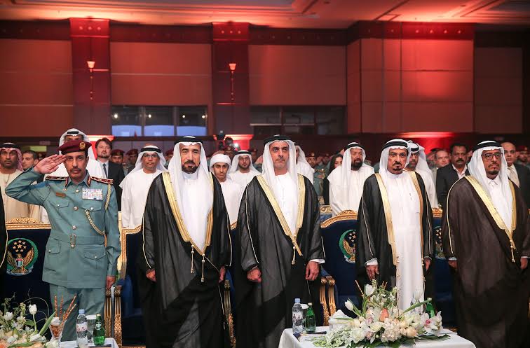 Al Nu'aimi attends Ajman police Golden Jubilee and Excellence Day ceremony  